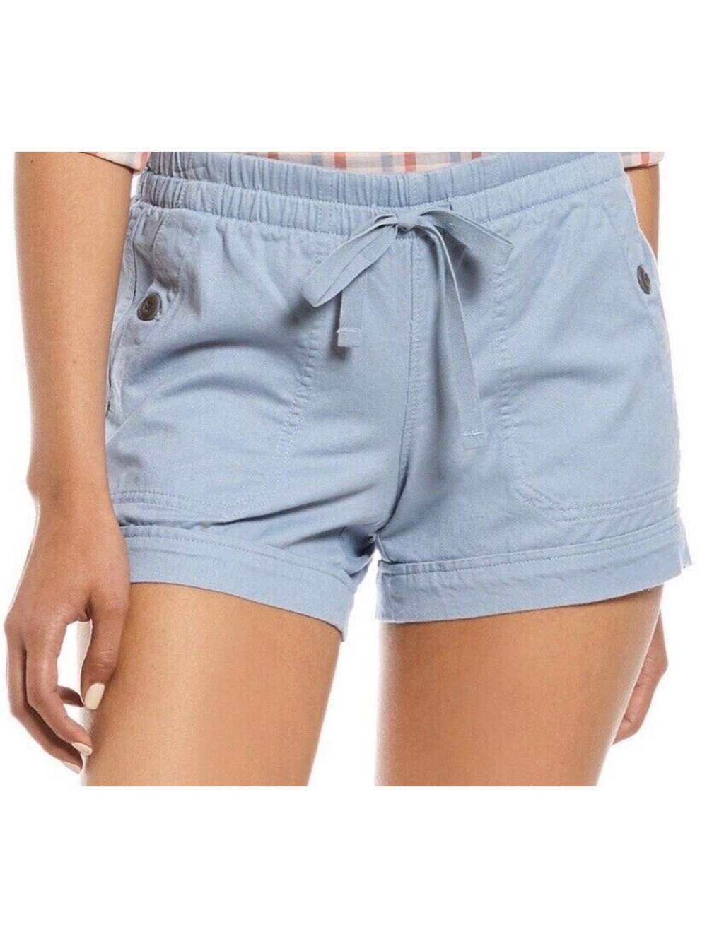 The North Face Sandy Shores 100% Organic Cotton 4” inseam Women’s Shorts Blue